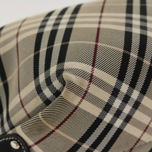 BURBERRY Nova Check Shoulder Bag Nylon Beige Auth 39630 - Picture 14 of 16